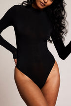 Slink Bodysuit in Black