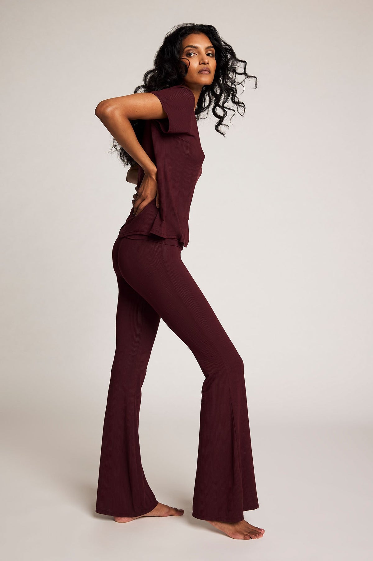 Whipped Boyfriend Tee in Garnet