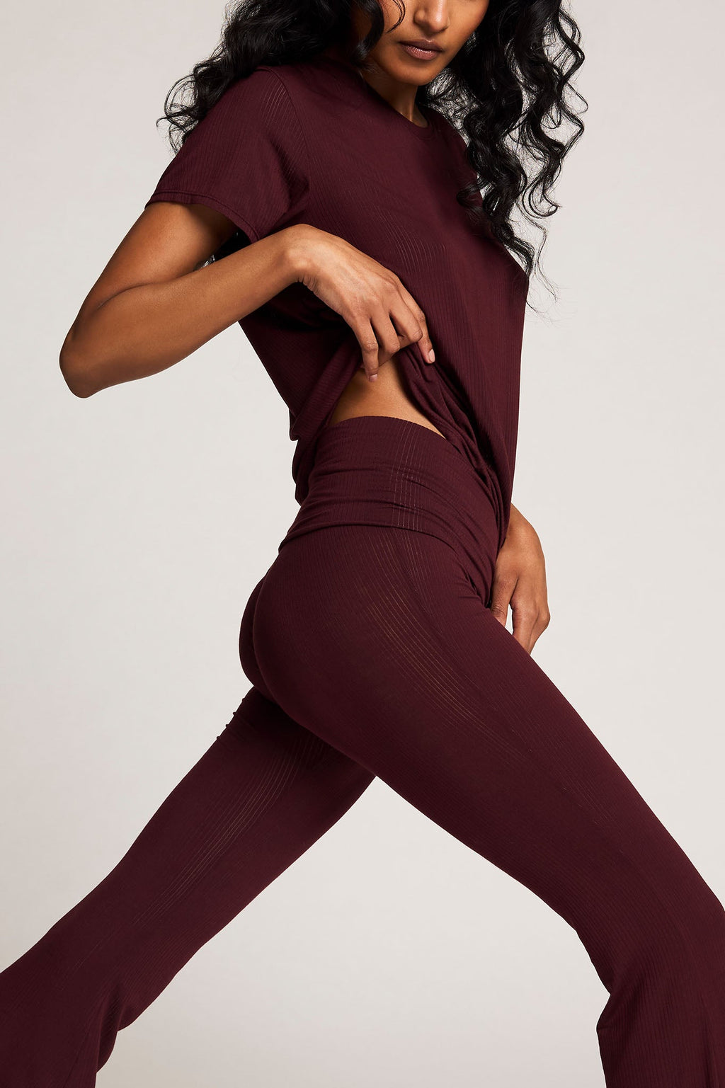 Whipped Boyfriend Tee in Garnet