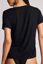 Whipped Boyfriend V Tee in Black