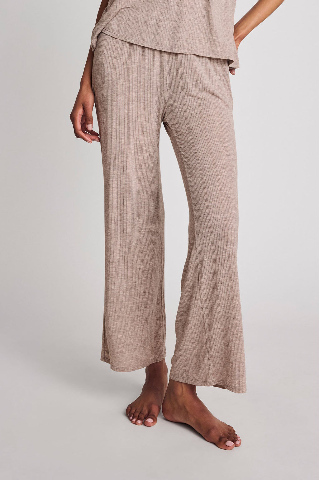 Whipped Cropped Pant in Mink