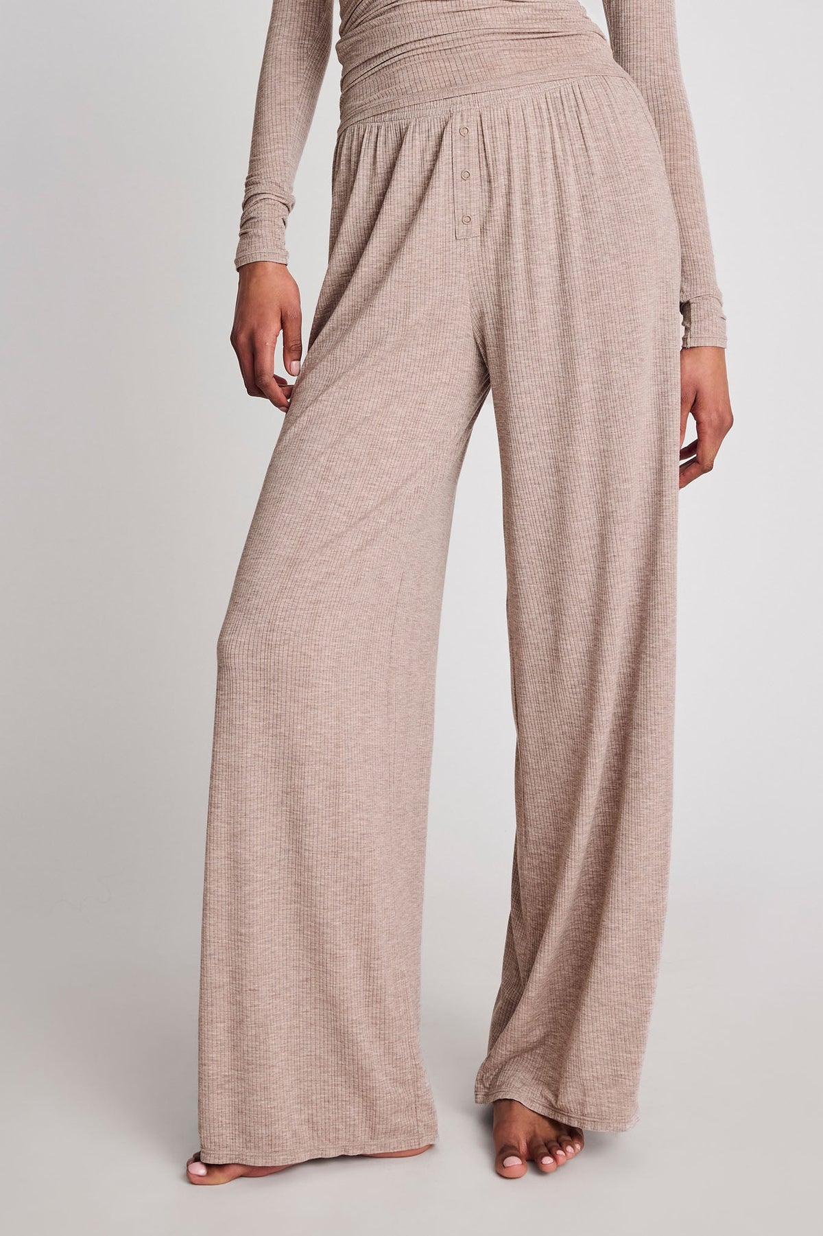 Whipped Track Pant in Mink