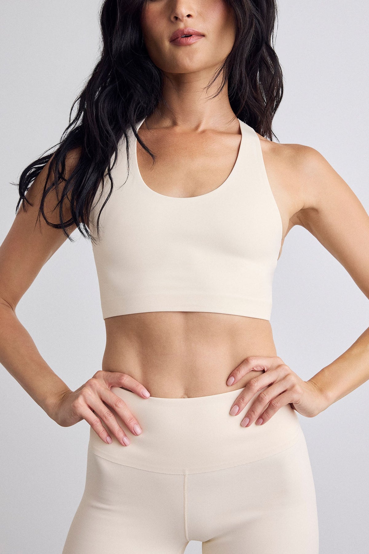 Base Sport – Racerback Top in Cream